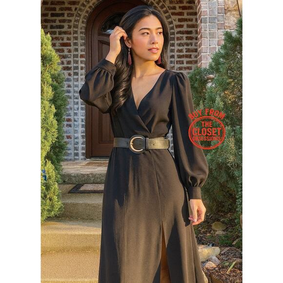 ZARA Belted Midi Dress NWT - Picture 4 of 13